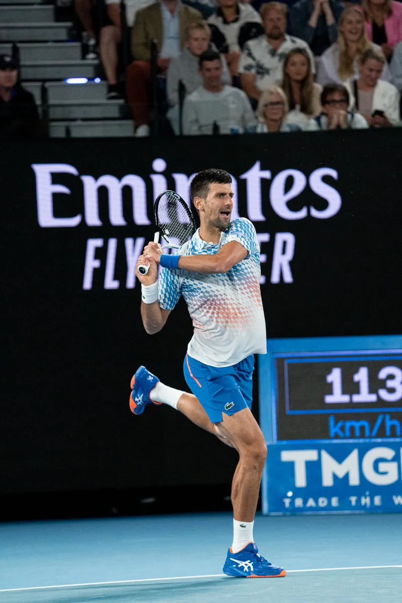 Novak Djokovic lọt vào tứ kết đơn nam Australia mở rộng 2023 - Ảnh 1. Novak Djokovic lọt vào tứ kết đơn nam Australia mở rộng 2023 - Ảnh 1.