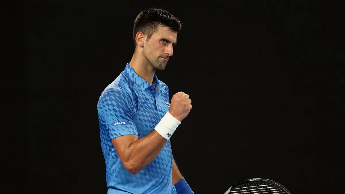 Djokovic lần thứ 10 lọt vào chung kết đơn nam Australia mở rộng 2023 - Ảnh 1. Djokovic lần thứ 10 lọt vào chung kết đơn nam Australia mở rộng 2023 - Ảnh 1.