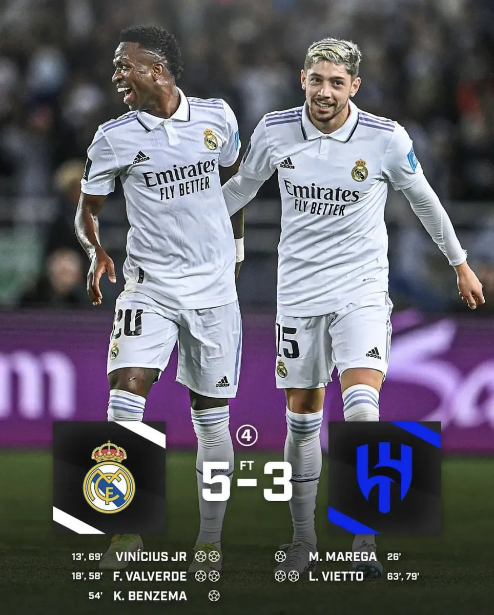 Real Madrid lần thứ 5 vô địch FIFA Club World Cup - Ảnh 3. Real Madrid lần thứ 5 vô địch FIFA Club World Cup - Ảnh 3.