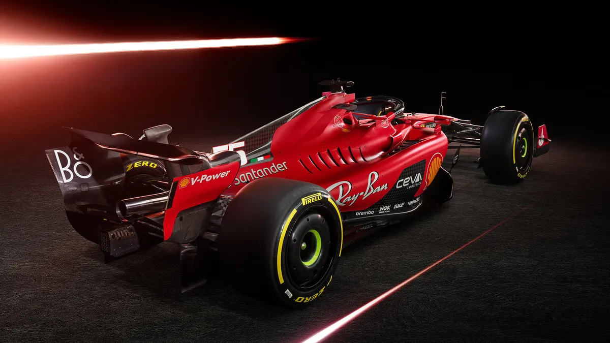 F1: Sự đổi mới trong thiết kế của chiếc xe Ferrari SF-23 - Ảnh 1. F1: Sự đổi mới trong thiết kế của chiếc xe Ferrari SF-23 - Ảnh 1.