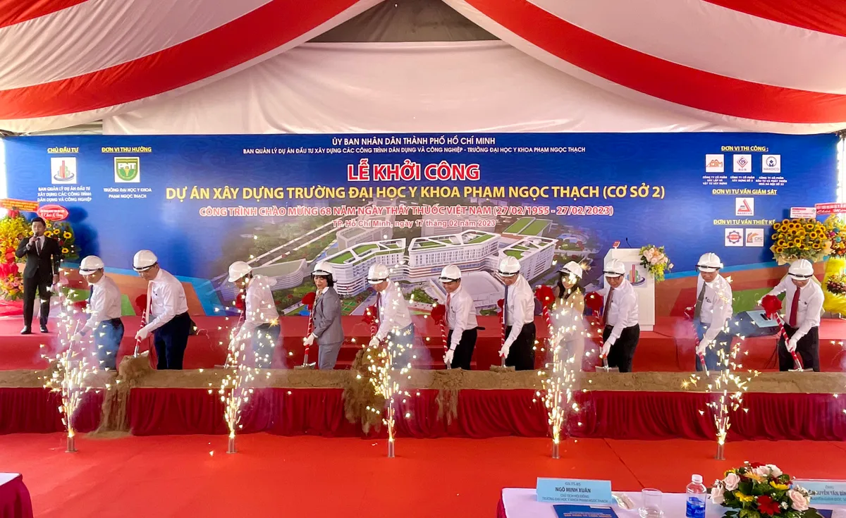 Khởi công xây dựng cơ sở 2 Trường Đại học Y khoa Phạm Ngọc Thạch - Ảnh 3.