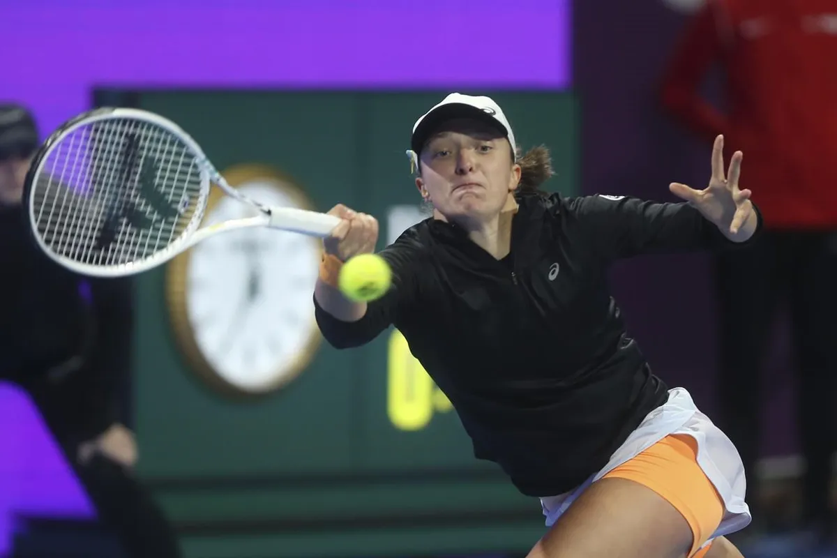Iga Swiatek tiến vào vòng 3 giải quần vợt Dubai Championship - Ảnh 1. Iga Swiatek tiến vào vòng 3 giải quần vợt Dubai Championship - Ảnh 1.