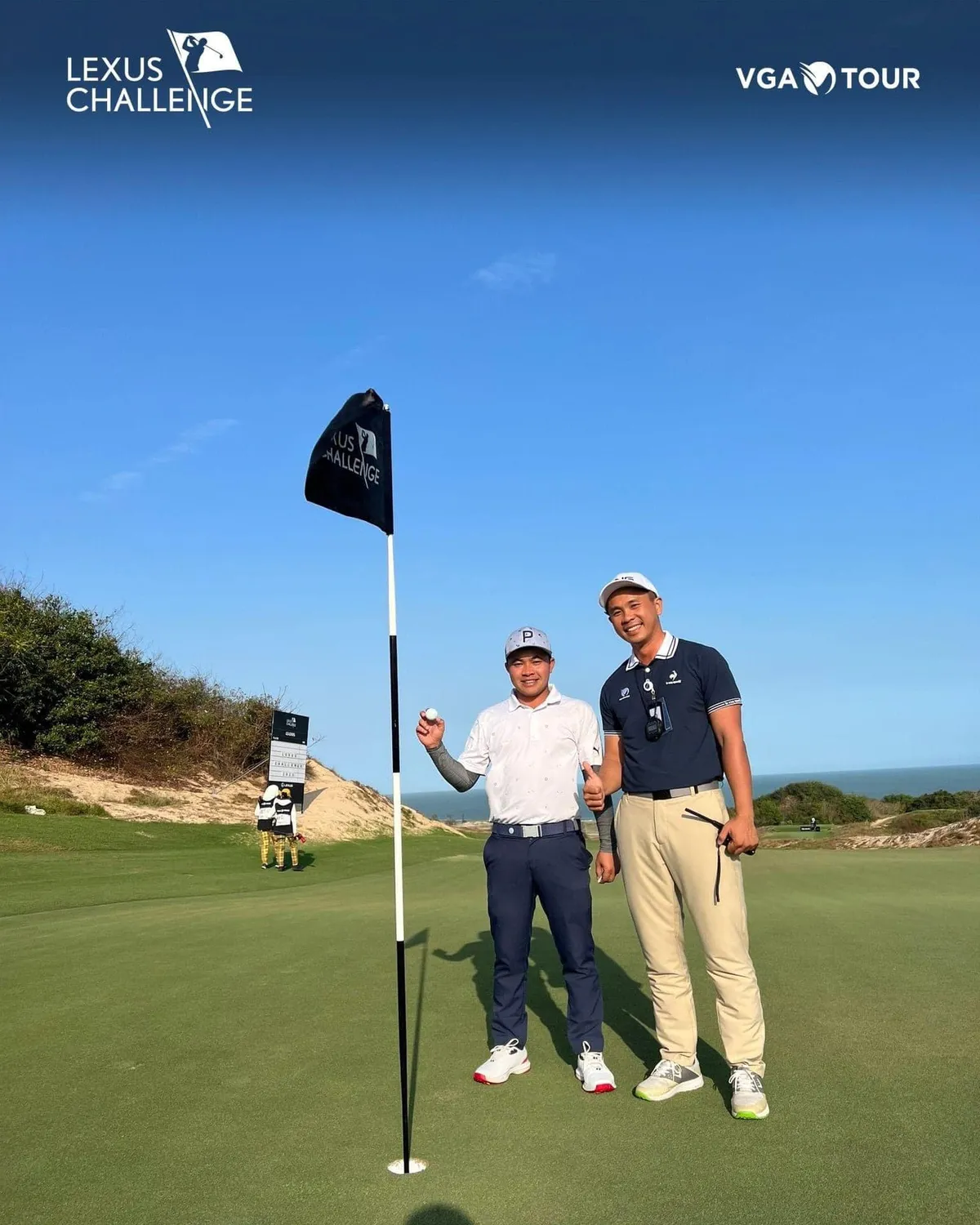 Nguyễn Hữu Quyết ghi Hole in One tại vòng 2 giải golf Lexus Challenge 2023 - Ảnh 1. Nguyễn Hữu Quyết ghi Hole in One tại vòng 2 giải golf Lexus Challenge 2023 - Ảnh 1.