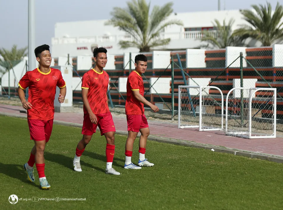 U20 Việt Nam tích cực chuẩn bị cho trận tổng duyệt trước quân xanh Dubai City FC - Ảnh 3. U20 Việt Nam tích cực chuẩn bị cho trận tổng duyệt trước quân xanh Dubai City FC - Ảnh 3.