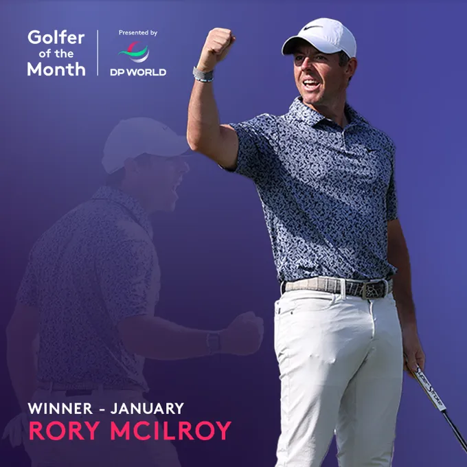 Rory McIlroy nhận giải thưởng tháng 1 của DP World Tour - Ảnh 1. Rory McIlroy nhận giải thưởng tháng 1 của DP World Tour - Ảnh 1.