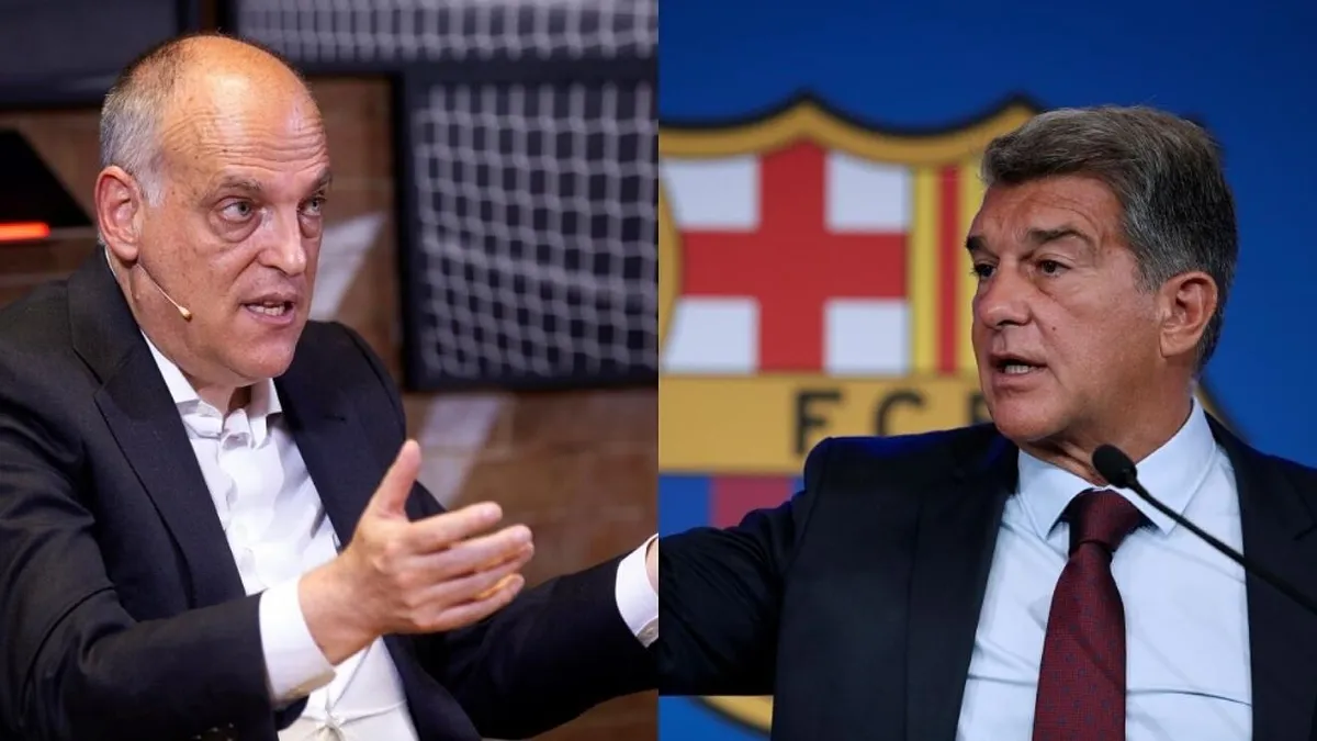 Chủ tịch La Liga: &ldquo;T&ocirc;i kh&ocirc;ng c&oacute; vấn đề g&igrave; với Barcelona - Ảnh 1.