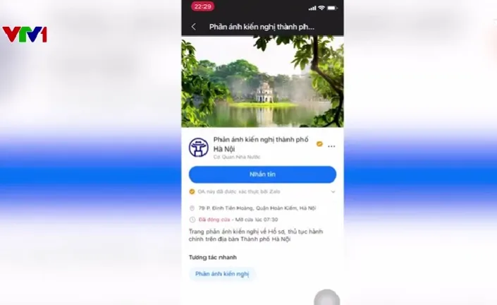 H&agrave; Nội tiếp nhận phản &aacute;nh, kiến nghị của người d&acirc;n v&agrave; doanh nghiệp qua Zalo - Ảnh 1.