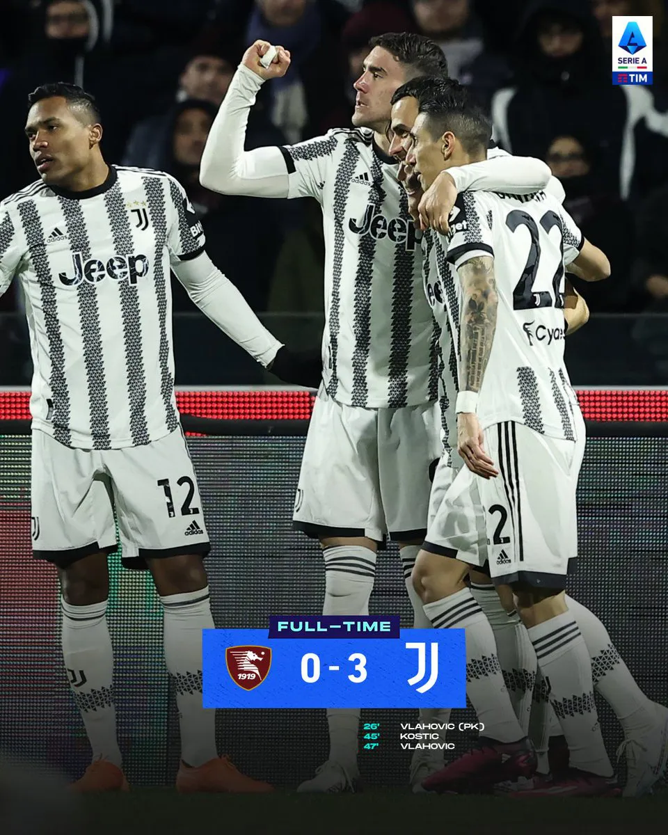 Juventus giành chiến thắng thuyết phục trước Salernitana - Ảnh 2. Juventus giành chiến thắng thuyết phục trước Salernitana - Ảnh 2.