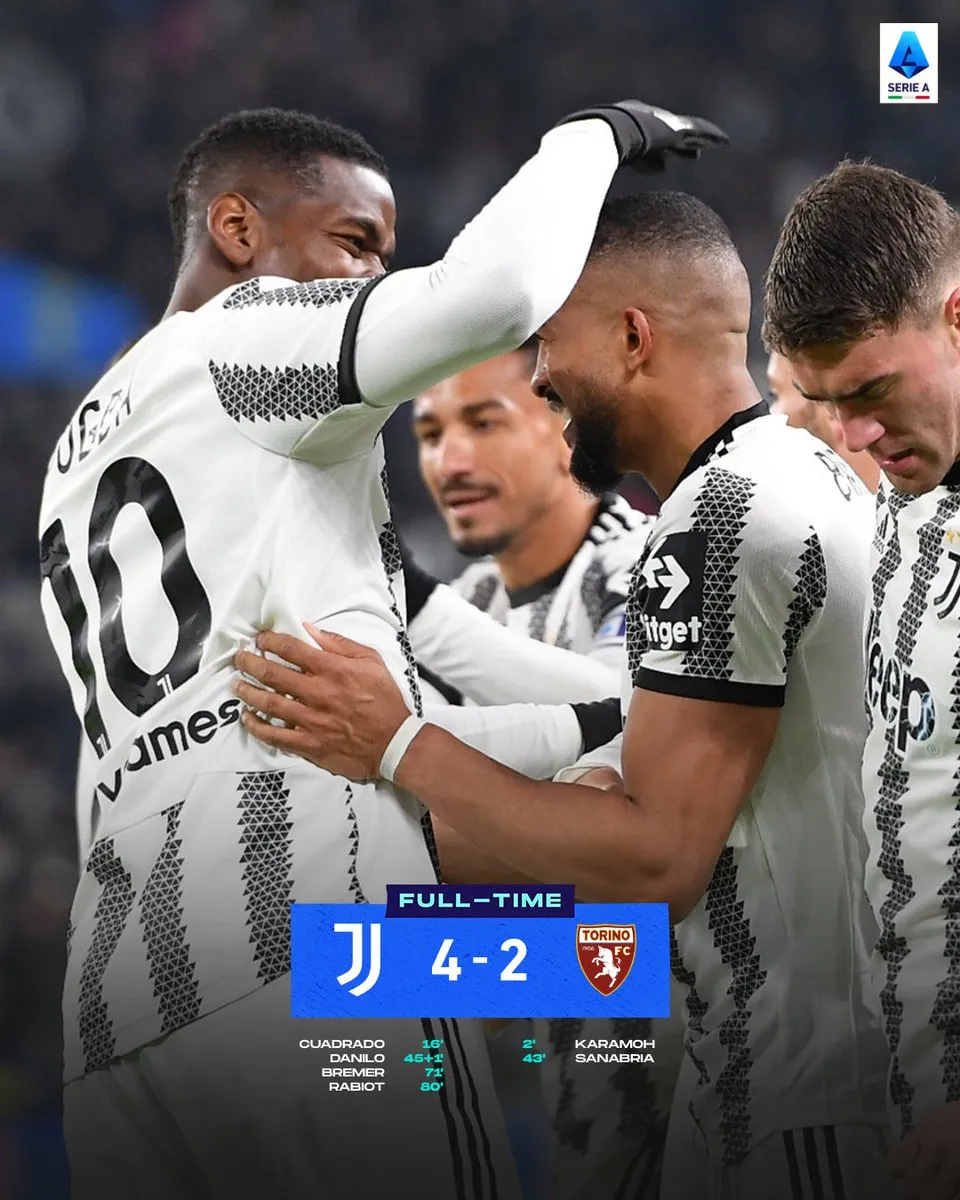 Juventus ngược dòng ấn tượng trước Torino - Ảnh 2. Juventus ngược dòng ấn tượng trước Torino - Ảnh 2.