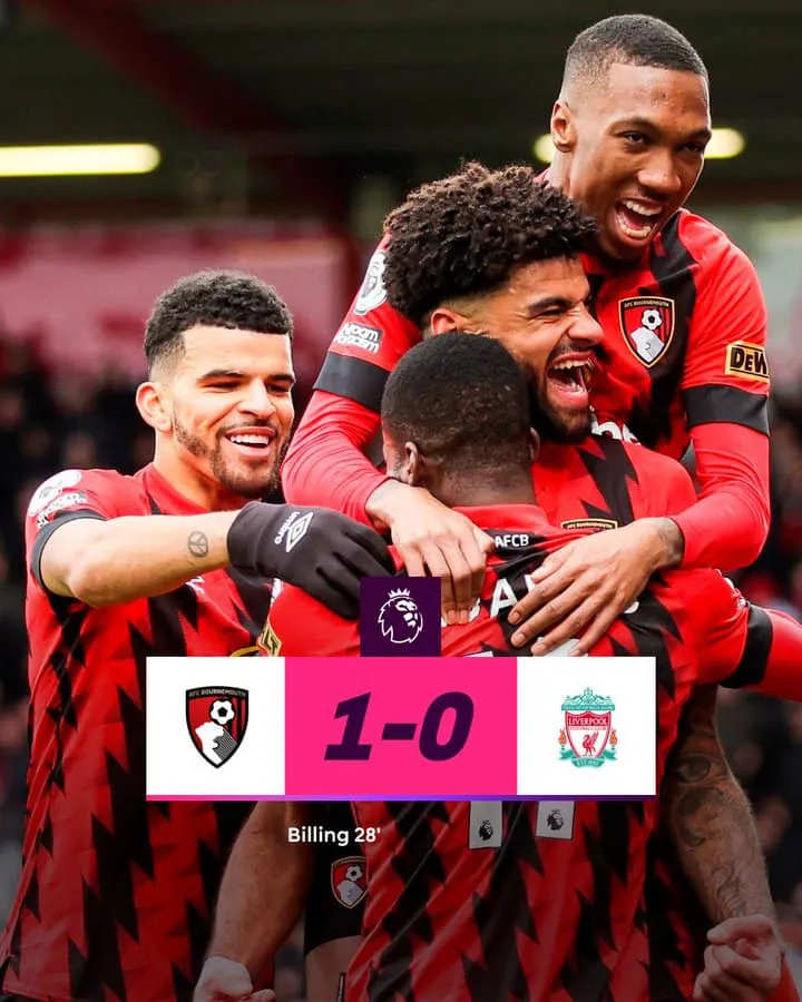 Vòng 27 Ngoại hạng Anh | Salah đá hỏng phạt đền, Liverpool bại trận trước Bournemouth - Ảnh 2. Vòng 27 Ngoại hạng Anh | Salah đá hỏng phạt đền, Liverpool bại trận trước Bournemouth - Ảnh 2.
