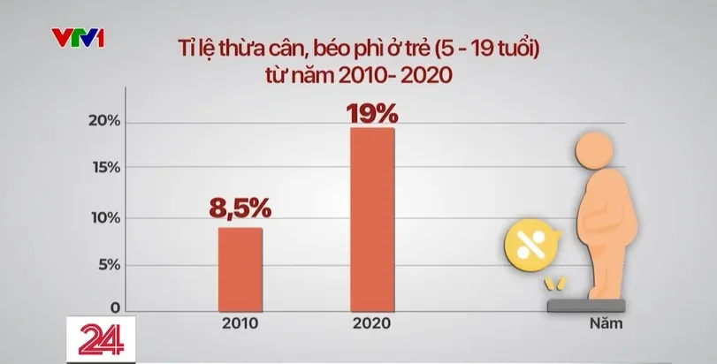 Gia tăng tỷ lệ béo phì tại Việt Nam - Ảnh 1.