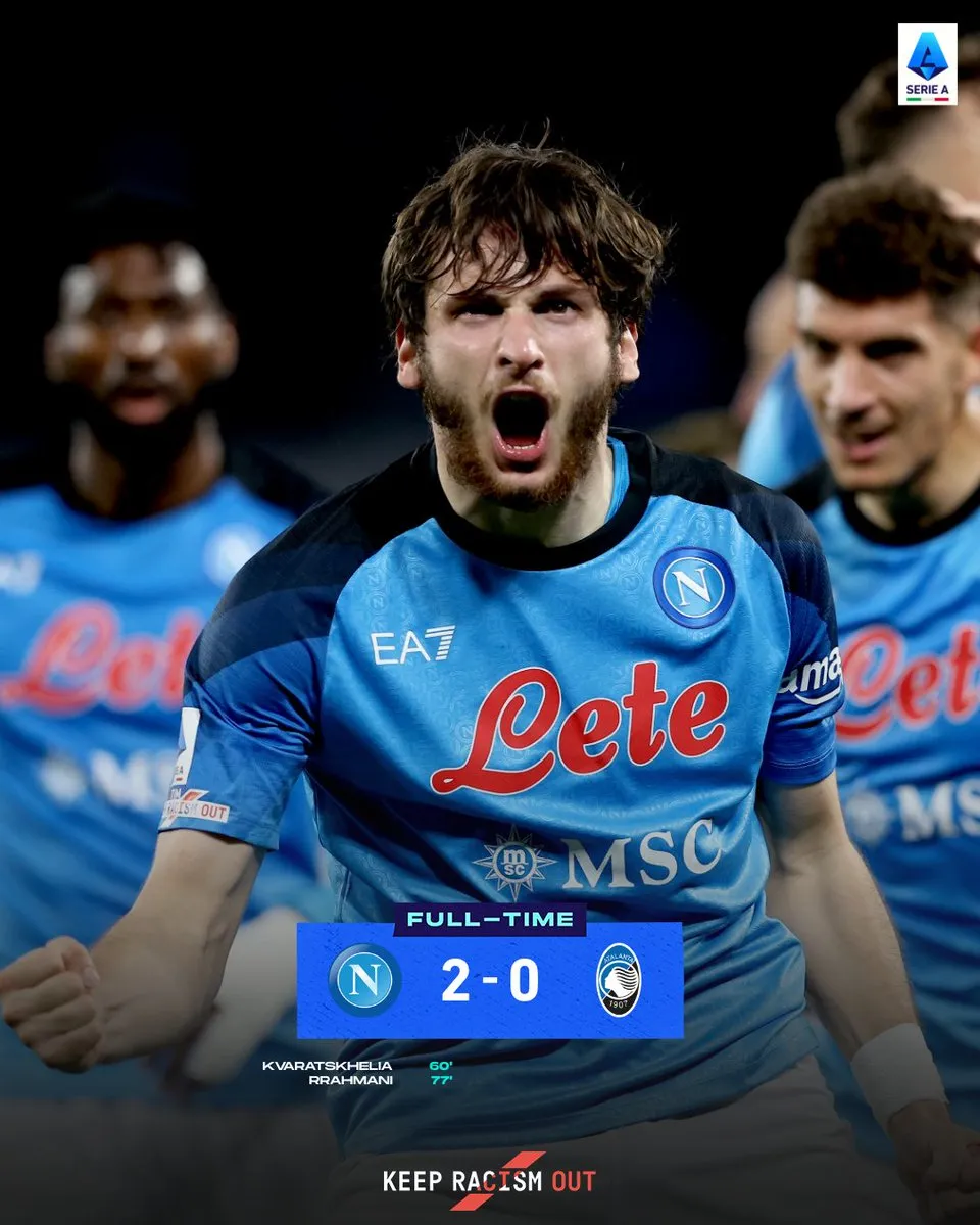 Napoli giành chiến thắng thuyết phục trước Atalanta | Vòng 26 giải VĐQG Italia - Ảnh 2. Napoli giành chiến thắng thuyết phục trước Atalanta | Vòng 26 giải VĐQG Italia - Ảnh 2.