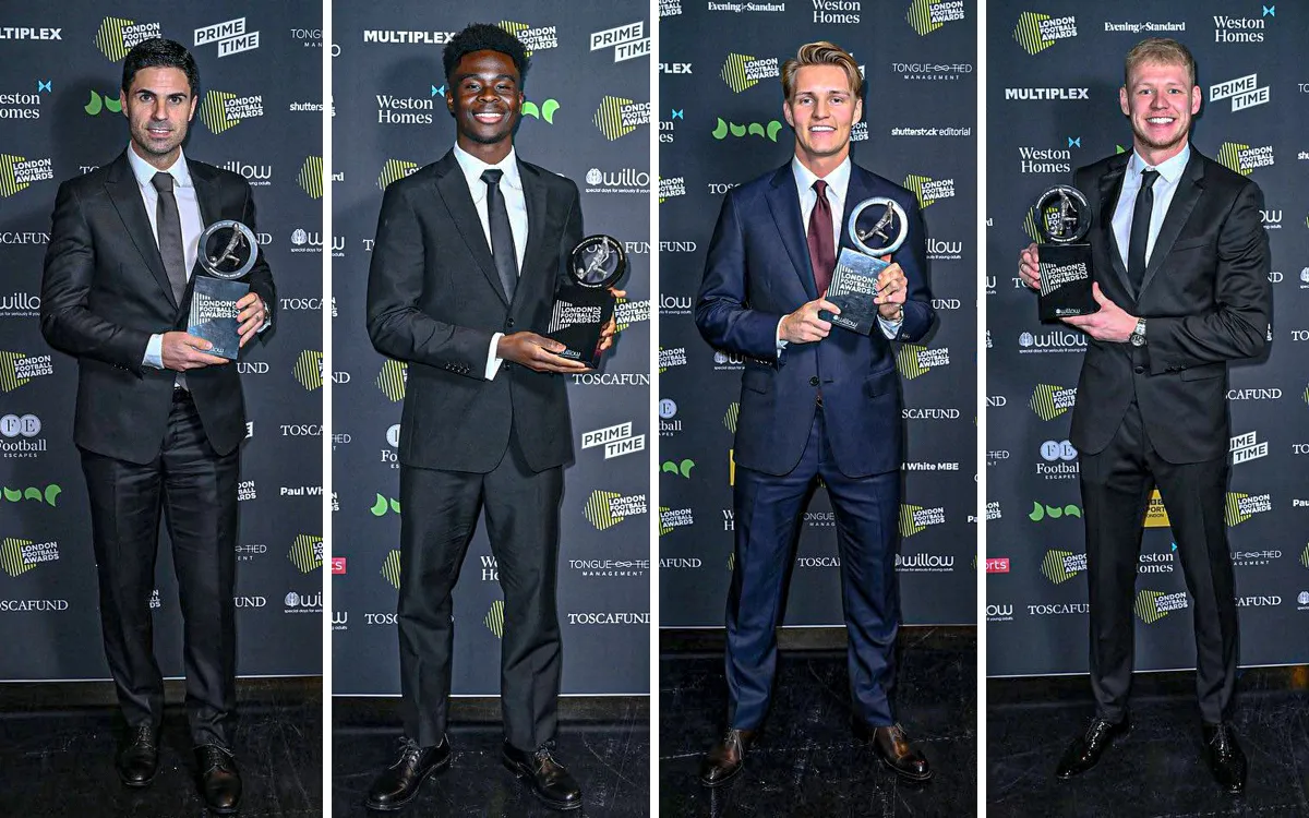 Arsenal thắng lớn tại lễ trao giải London Football Awards - Ảnh 1. Arsenal thắng lớn tại lễ trao giải London Football Awards - Ảnh 1.