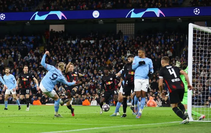 Haaland bùng nổ, Man City thắng hủy diệt RB Leipzig 7-0 - Ảnh 1. Haaland bùng nổ, Man City thắng hủy diệt RB Leipzig 7-0 - Ảnh 1.