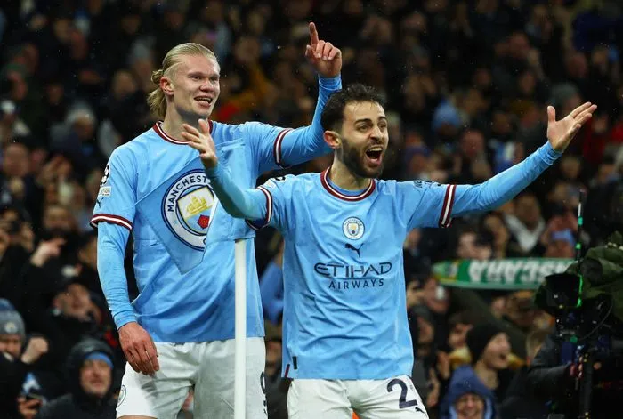 Haaland bùng nổ, Man City thắng hủy diệt RB Leipzig 7-0 - Ảnh 2. Haaland bùng nổ, Man City thắng hủy diệt RB Leipzig 7-0 - Ảnh 2.