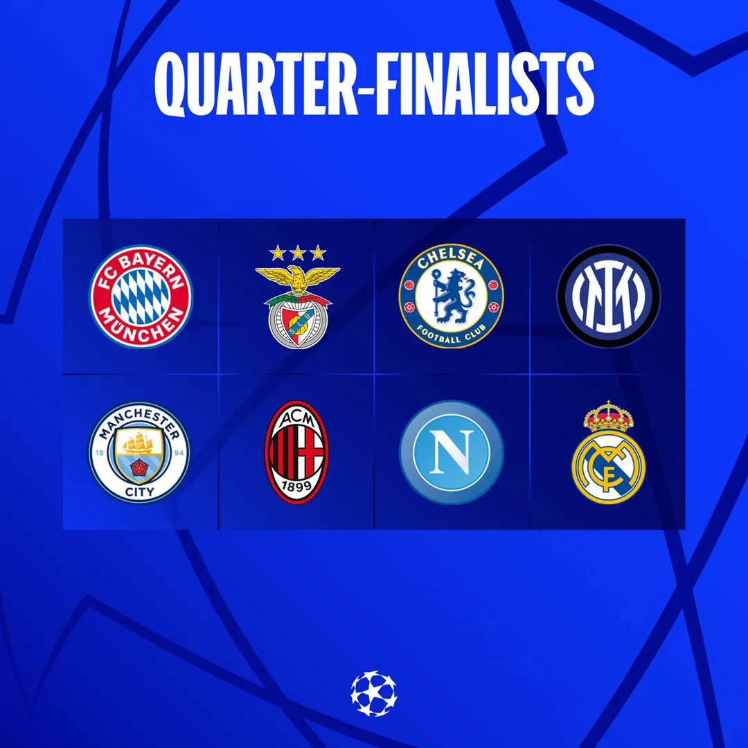 Xác định xong 8 cái tên lọt vào tứ kết UEFA Champions League 2022/2023   - Ảnh 1.