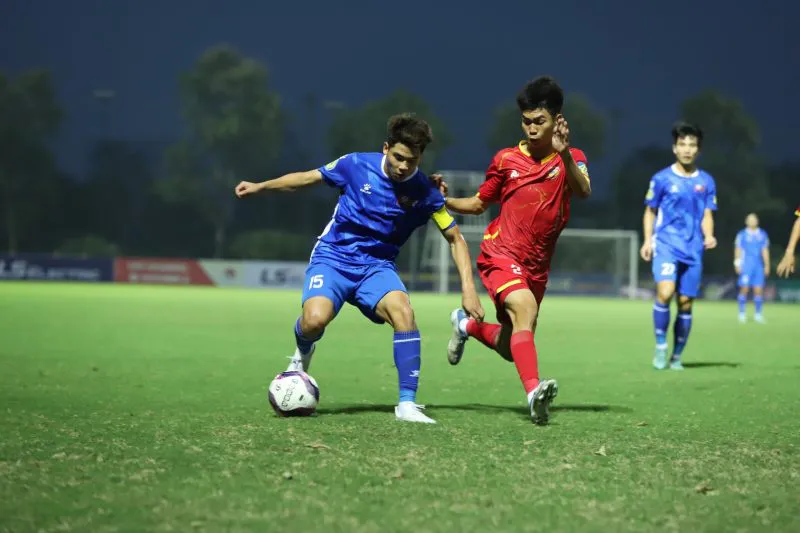 U17 Viettel gặp U17 Hồng Lĩnh Hà Tĩnh ở trận chung kết Giải U17 Quốc gia – cúp Thái Sơn Nam 2023 - Ảnh 2. U17 Viettel gặp U17 Hồng Lĩnh Hà Tĩnh ở trận chung kết Giải U17 Quốc gia – cúp Thái Sơn Nam 2023 - Ảnh 2.