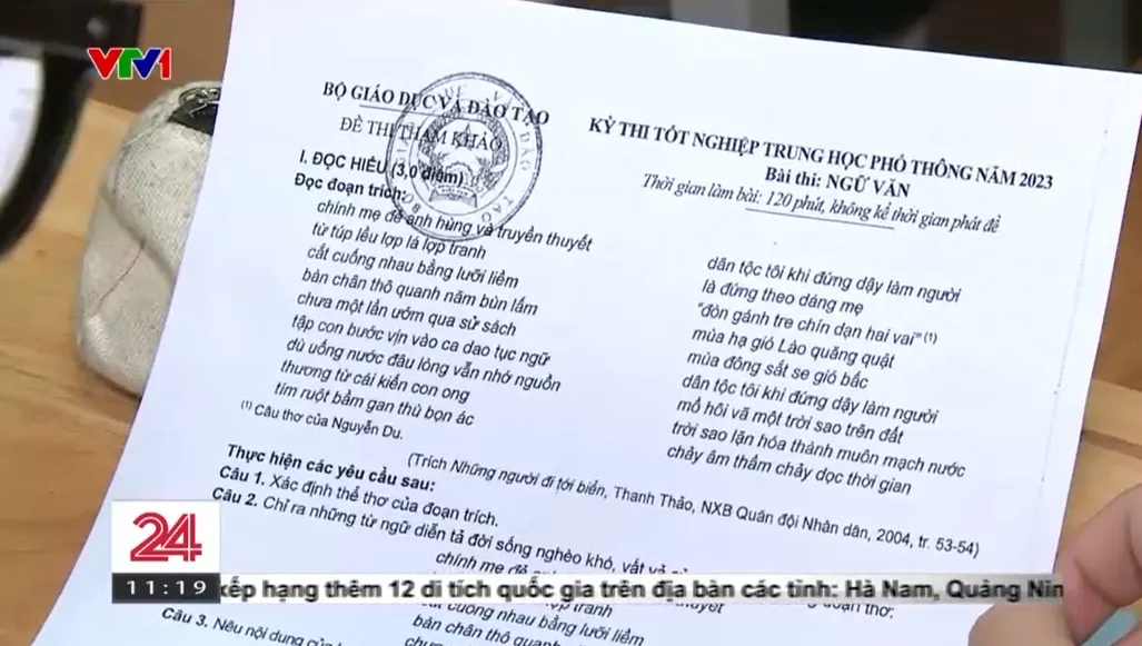 Giáo viên, học sinh đánh giá thế nào về đề tham khảo Kỳ thi tốt nghiệp THPT? - Ảnh 1.