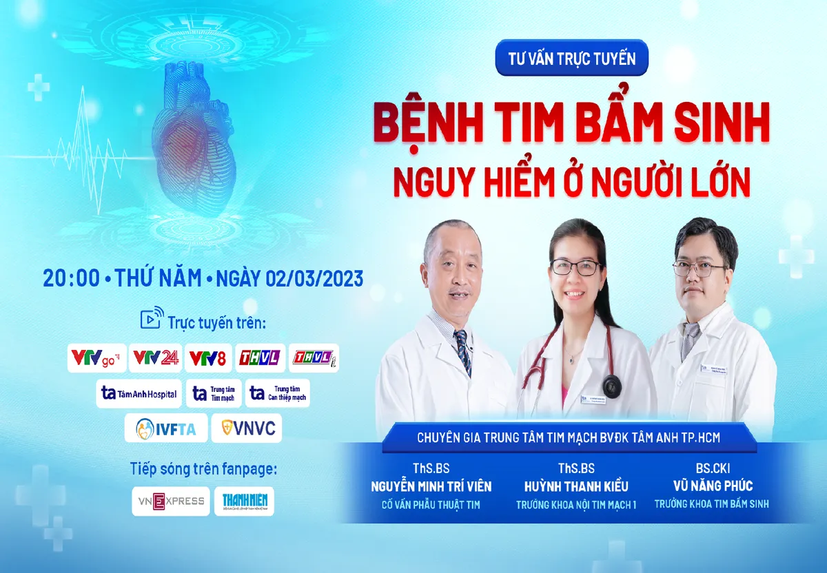 Bệnh tim bẩm sinh ở người lớn trở nặng sau nhiều năm bỏ điều trị - Ảnh 2.