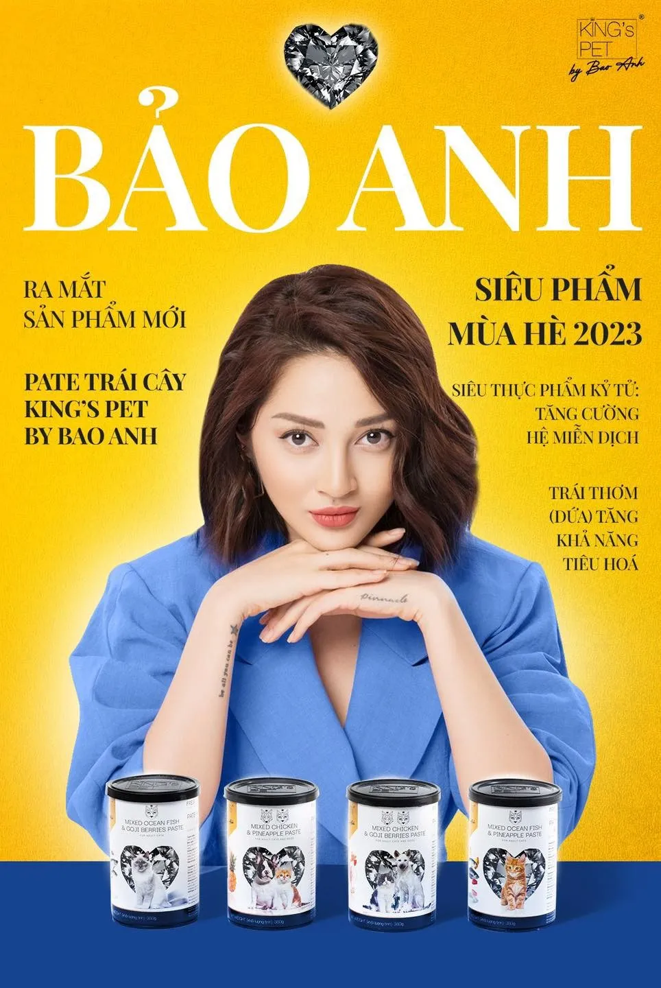 Bộ tứ bom tấn mùa hè - Pate trái cây Kings Pet by Bao Anh - Ảnh 1.