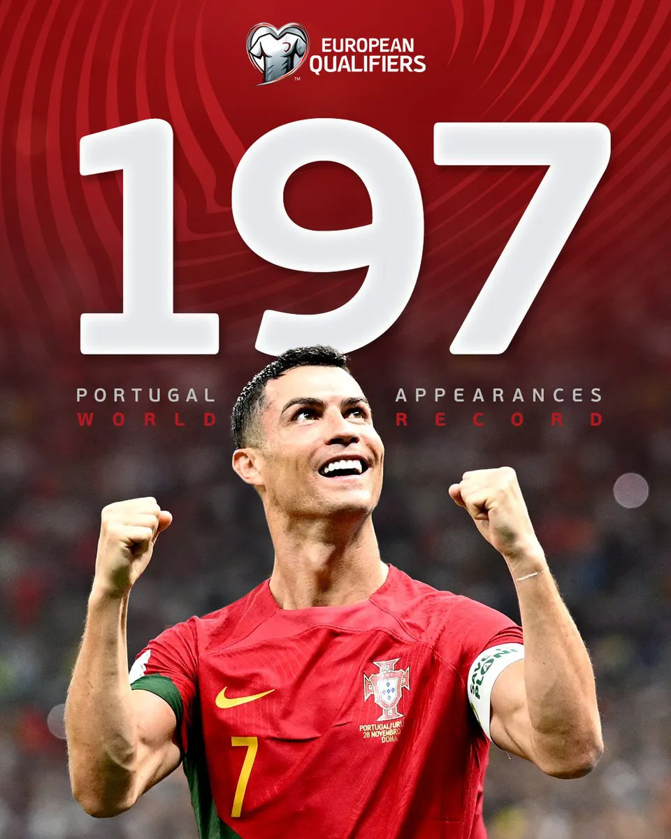 Ronaldo lập kỷ lục trong ngày ĐT Bồ Đào Nha giành chiến thắng   - Ảnh 1.