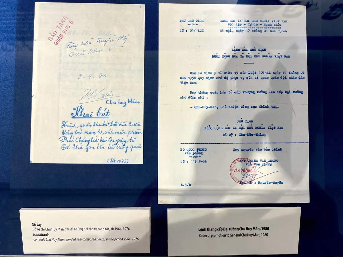 Triển lãm về Đại tướng Chu Huy Mân: Vị tướng hai mạnh, đức độ, đa tài - Ảnh 7.