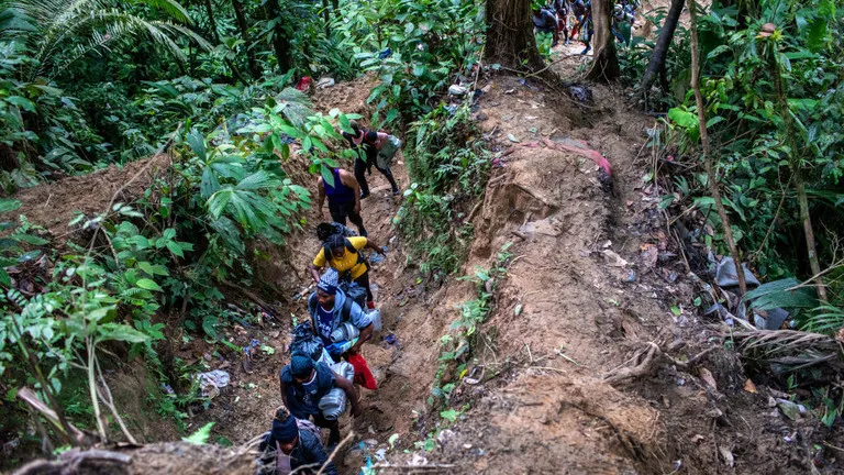 Panama cảnh báo về làn sóng di cư qua khu rừng chết chóc Darién Gap - Ảnh 2.