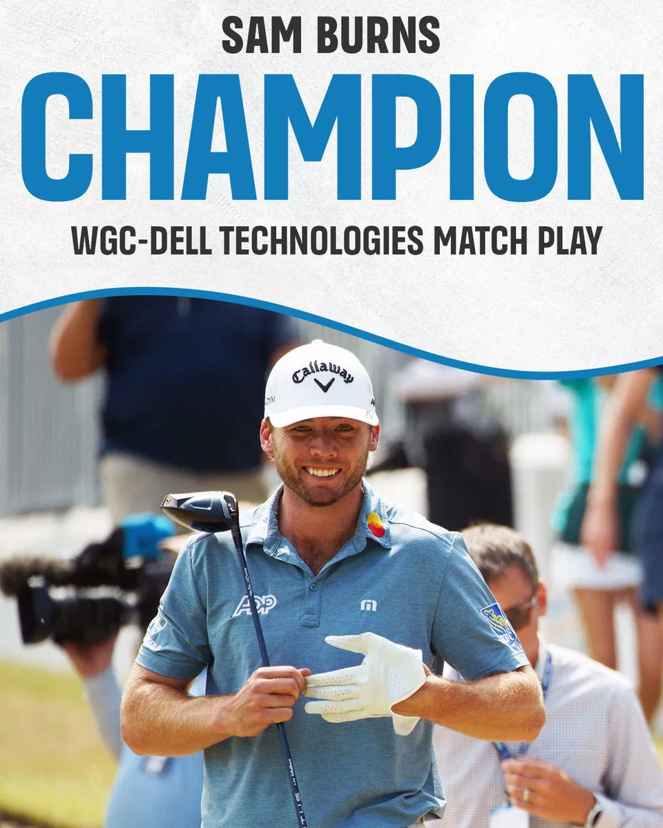 Những nhà vô địch golf tuần qua: Bất ngờ Sam Burns và Matt Wallace - Ảnh 1. Những nhà vô địch golf tuần qua: Bất ngờ Sam Burns và Matt Wallace - Ảnh 1.