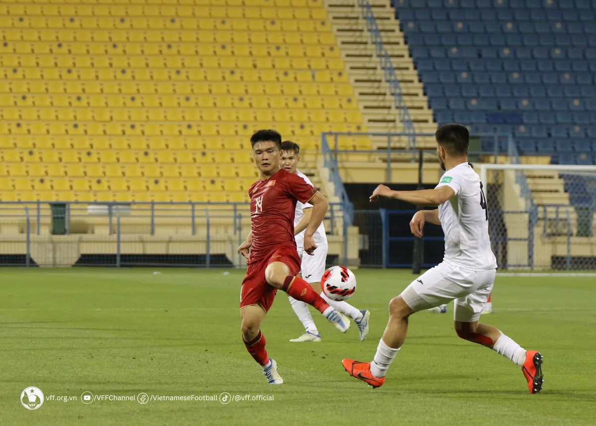 U23 Việt Nam thua U23 Kyrgyzstan sau loạt luân lưu 11m - Ảnh 1. U23 Việt Nam thua U23 Kyrgyzstan sau loạt luân lưu 11m - Ảnh 1.