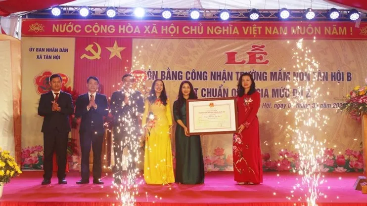 Hà Nội có thêm trường mầm non chuẩn quốc gia mức độ 2 - Ảnh 1.