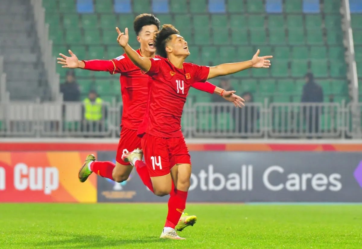 Kết quả và BXH U20 Việt Nam tại VCK U20 châu Á 2023: Hiên ngang rời giải - Ảnh 4. Kết quả và BXH U20 Việt Nam tại VCK U20 châu Á 2023: Hiên ngang rời giải - Ảnh 4.