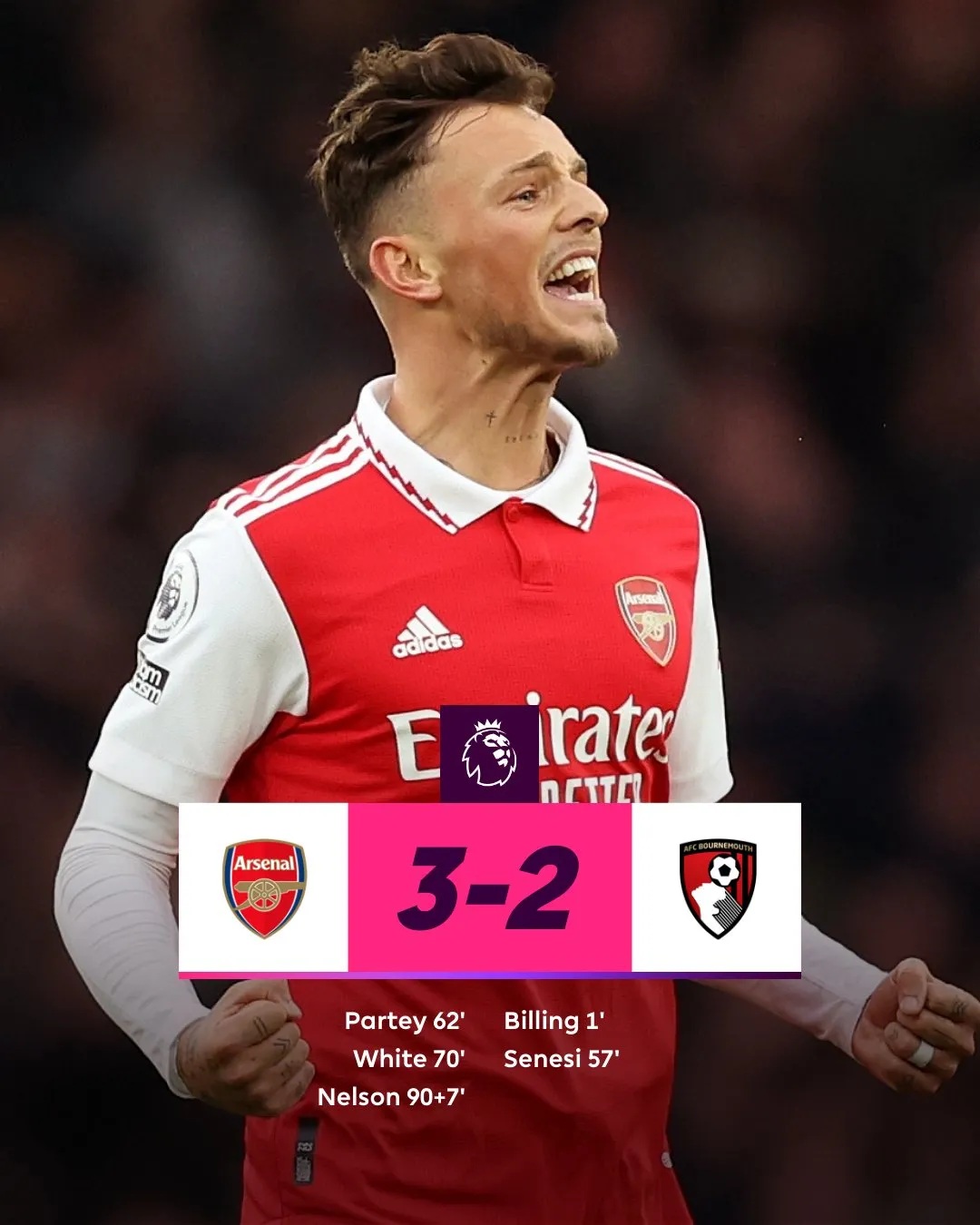Vòng 26 Ngoại hạng Anh: Arsenal ngược dòng nghẹt thở, Man City thắng dễ - Ảnh 1. Vòng 26 Ngoại hạng Anh: Arsenal ngược dòng nghẹt thở, Man City thắng dễ - Ảnh 1.
