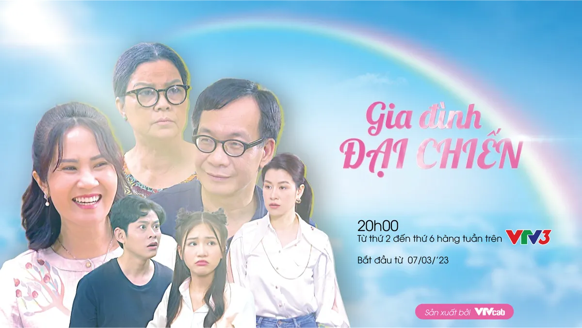 Gia đình đại chiến lên sóng VTV3 từ 7/3/2023 - Ảnh 1.