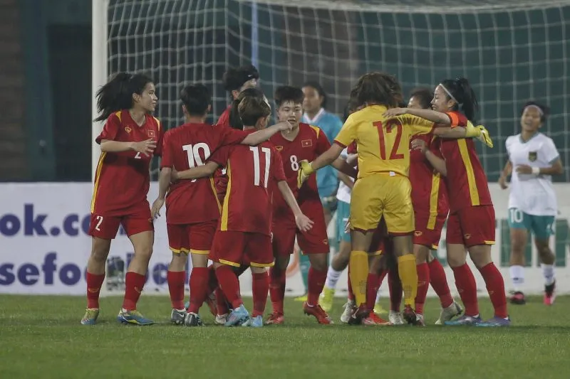 ĐT U20 nữ Việt Nam khởi đầu thuận lợi ở Vòng loại thứ nhất Giải U20 nữ châu Á 2024 (Bảng F) - Ảnh 2. ĐT U20 nữ Việt Nam khởi đầu thuận lợi ở Vòng loại thứ nhất Giải U20 nữ châu Á 2024 (Bảng F) - Ảnh 2.