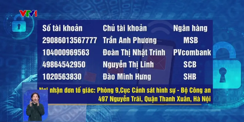 Công bố 18 tài khoản ngân hàng của các đối tượng lừa đảo - Ảnh 3.