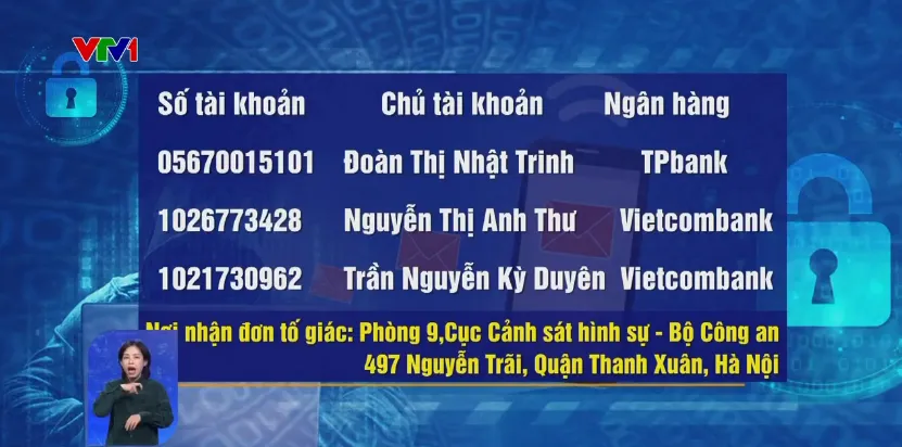 Công bố 18 tài khoản ngân hàng của các đối tượng lừa đảo - Ảnh 5.