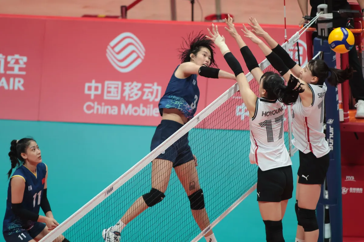 ASIAD 19 | Thắng kịch tính Hàn Quốc, ĐT bóng chuyền nữ Việt Nam đứng đầu bảng - Ảnh 3. ASIAD 19 | Thắng kịch tính Hàn Quốc, ĐT bóng chuyền nữ Việt Nam đứng đầu bảng - Ảnh 3.