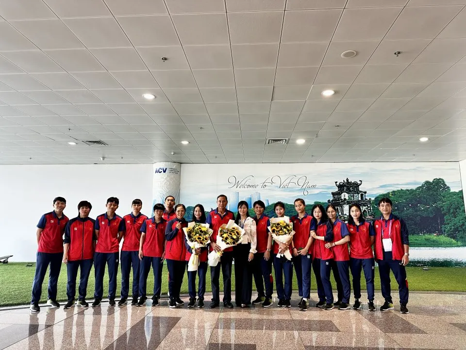 ĐT nữ Việt Nam trở về sau ASIAD 19: Hướng đến mục tiêu mới - Ảnh 3. ĐT nữ Việt Nam trở về sau ASIAD 19: Hướng đến mục tiêu mới - Ảnh 3.