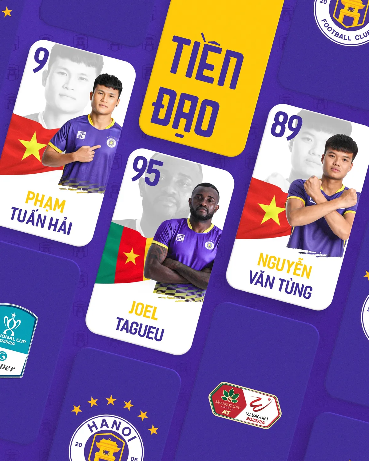 CLB Hà Nội công bố danh sách đá V.League 2023/24 - Ảnh 4. CLB Hà Nội công bố danh sách đá V.League 2023/24 - Ảnh 4.