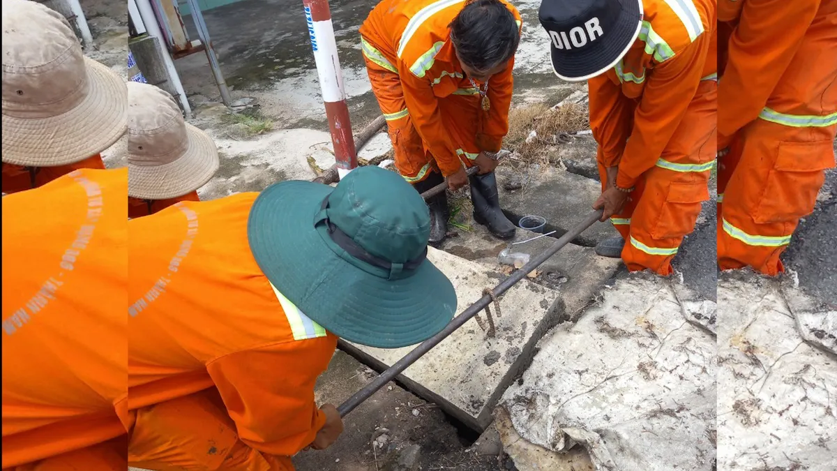 Nhiều nắp cống thoát nước 2 bên quốc lộ 51 bị mất gây nguy hiềm cho người dân - Ảnh 9. Nhiều nắp cống thoát nước 2 bên quốc lộ 51 bị mất gây nguy hiềm cho người dân - Ảnh 9.