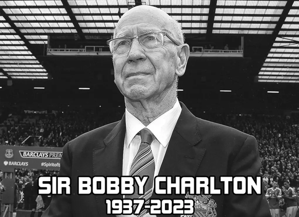 Huyền thoại Manchester United Sir Bobby Charlton qua đời - Ảnh 1. Huyền thoại Manchester United Sir Bobby Charlton qua đời - Ảnh 1.