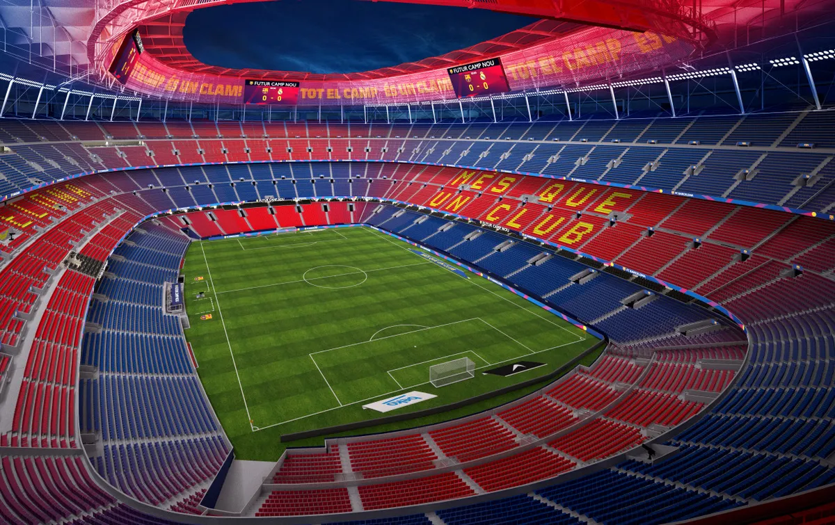 Barca hy vọng c&oacute; thể khai trương s&acirc;n Camp Nou mới v&agrave;o 2024 - Ảnh 1.