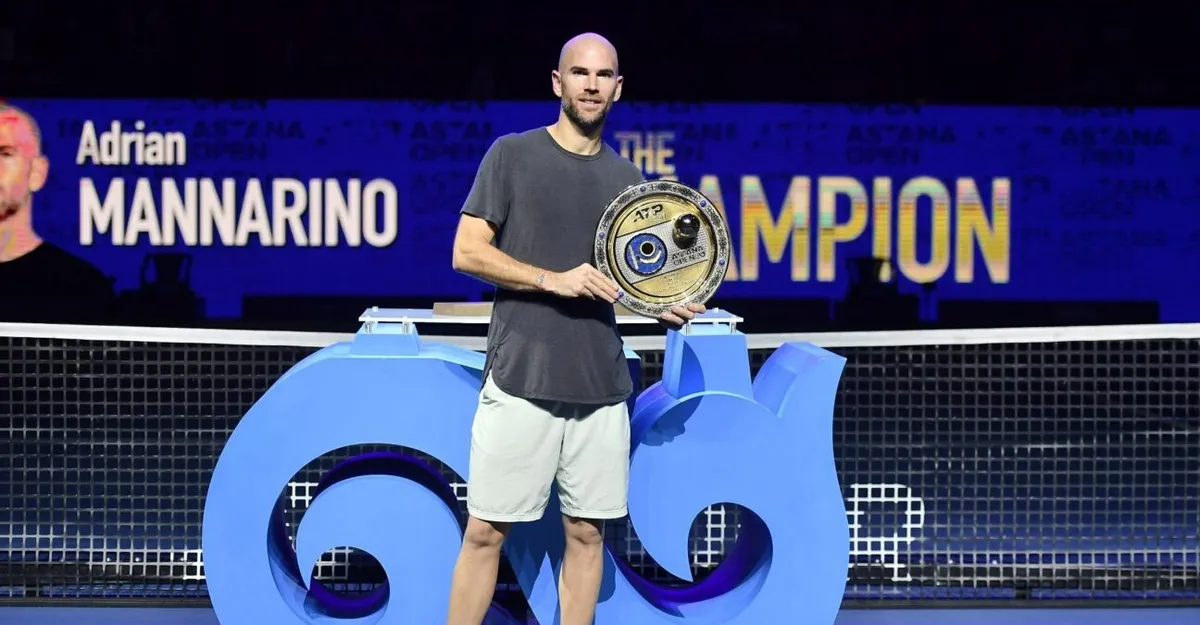 Adrian Mannarino vô địch giải quần vợt Astana mở rộng 2023 - Ảnh 3. Adrian Mannarino vô địch giải quần vợt Astana mở rộng 2023 - Ảnh 3.