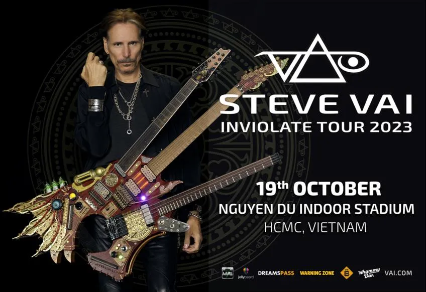 Huyền thoại guitar Steve Vai sẽ biểu diễn tại Việt Nam vào 19/10 - Ảnh 1.