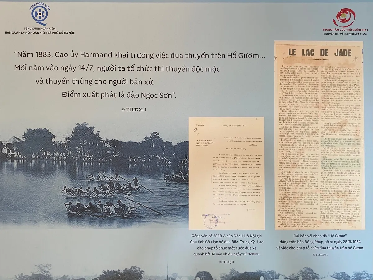 Triển l&atilde;m Hồ Gươm, giao lộ Đ&ocirc;ng - T&acirc;y&rdquo;: Nh&igrave;n lại qu&aacute; tr&igrave;nh thay đổi diện mạo của Hồ Gươm - Ảnh 4.