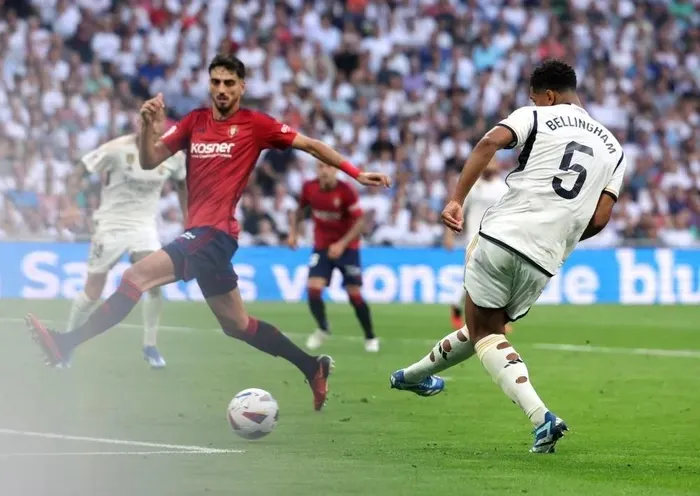 Jude Bellingham tỏa sáng, Real Madrid đại thắng Osasuna - Ảnh 1. Jude Bellingham tỏa sáng, Real Madrid đại thắng Osasuna - Ảnh 1.