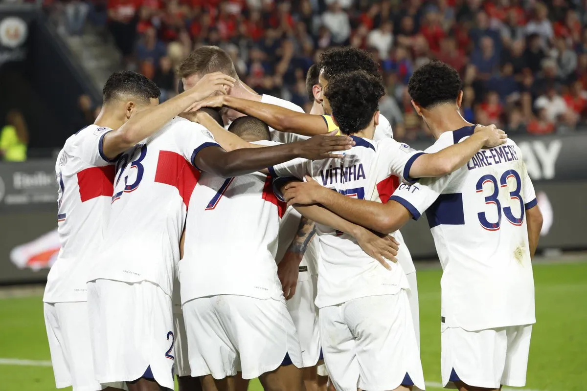 Paris Saint Germain thắng thuyết phục Rennes - Ảnh 1. Paris Saint Germain thắng thuyết phục Rennes - Ảnh 1.