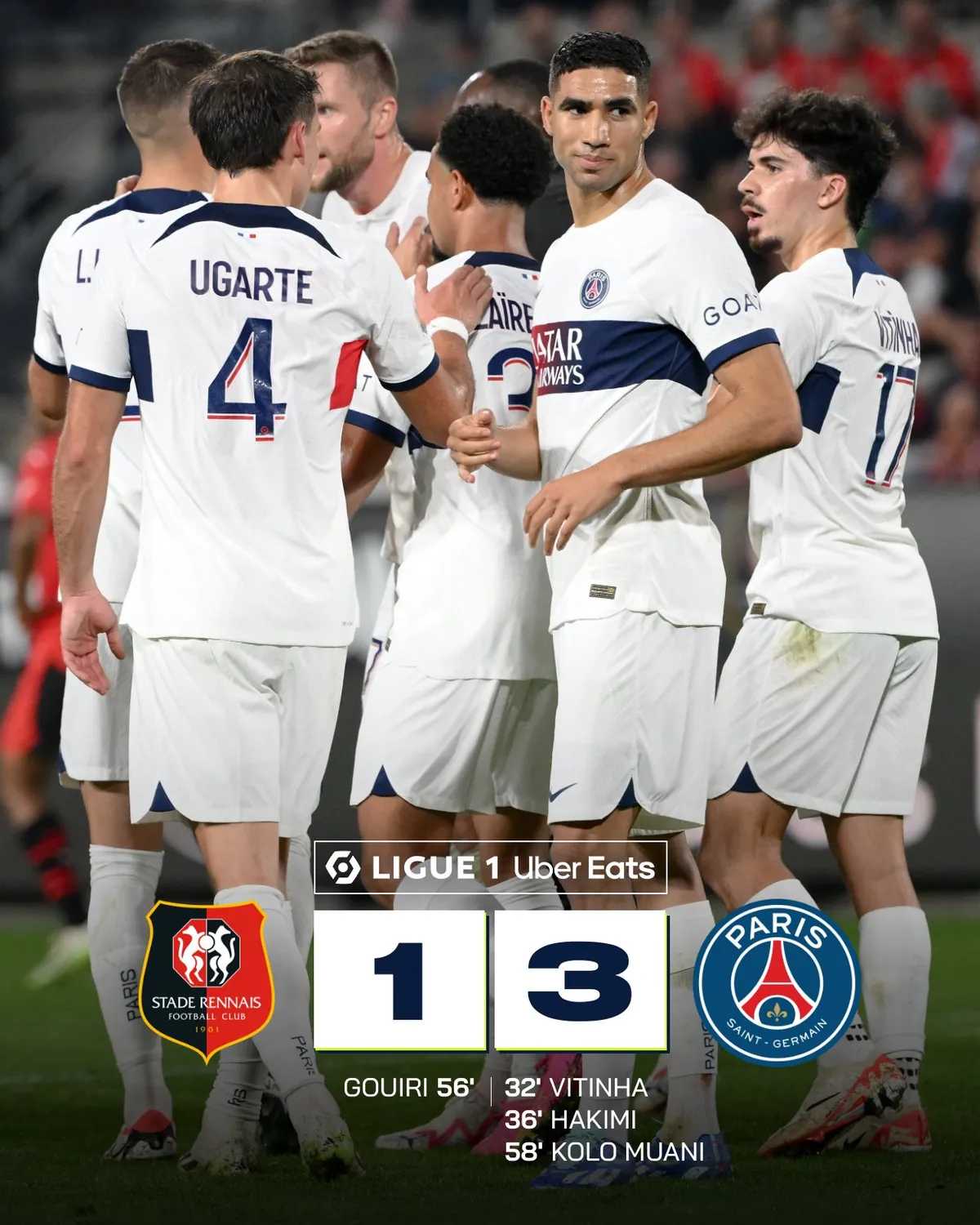 Paris Saint Germain thắng thuyết phục Rennes - Ảnh 2. Paris Saint Germain thắng thuyết phục Rennes - Ảnh 2.
