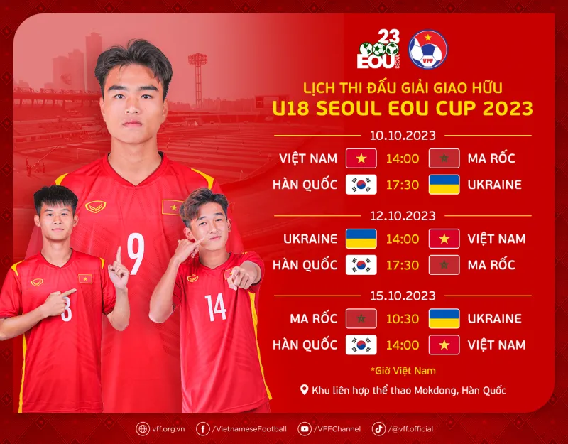 Đội tuyển U18 Việt Nam đã có mặt tại Seoul (Hàn Quốc), sẵn sàng cho các cuộc thử lửa - Ảnh 1. Đội tuyển U18 Việt Nam đã có mặt tại Seoul (Hàn Quốc), sẵn sàng cho các cuộc thử lửa - Ảnh 1.