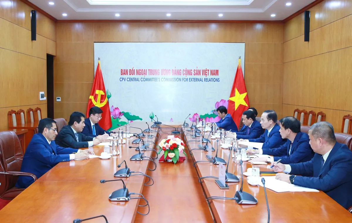 Thắt chặt, nâng cao hiệu quả hợp tác giữa Đảng Cộng sản Việt Nam và Đảng Cộng sản Peru - Ảnh 3. Thắt chặt, nâng cao hiệu quả hợp tác giữa Đảng Cộng sản Việt Nam và Đảng Cộng sản Peru - Ảnh 3.